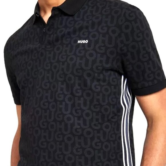HUGO BOSS Men's Donian Regular-Fit Logo Print Polo Shirt. BRAND NEW! Size: XL. - Picture 1 of 8